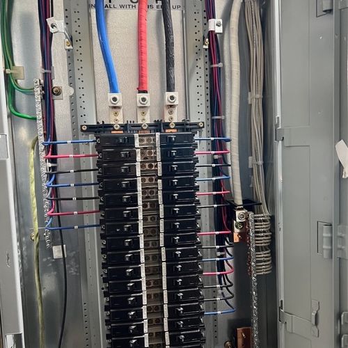 Very professional and organized electrician.