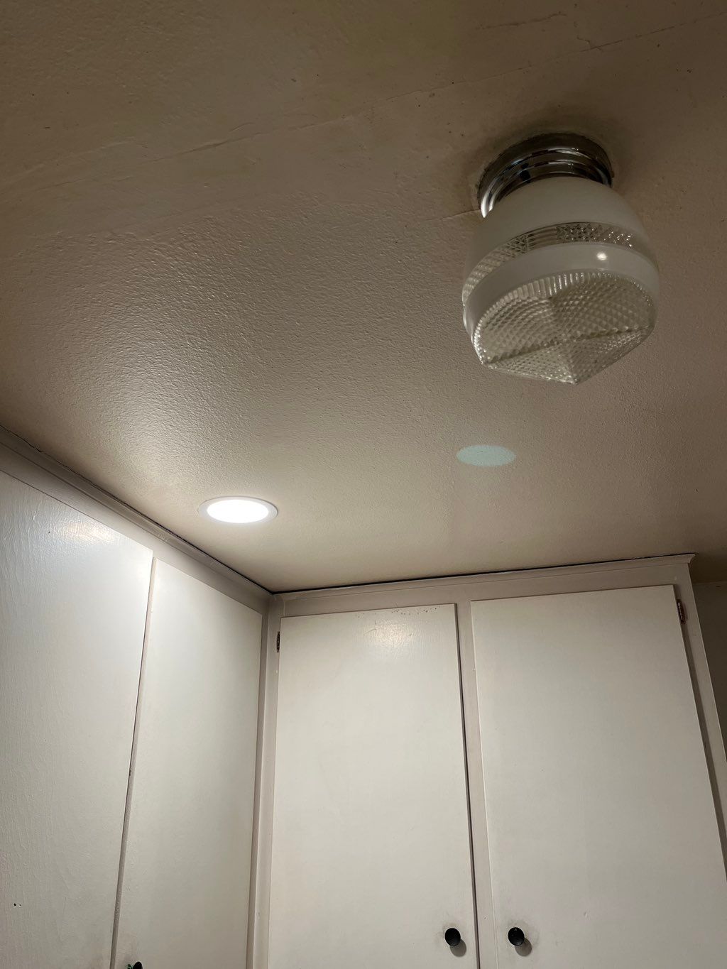 Added can light in kitchen