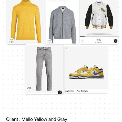 Yellow & Gray Day