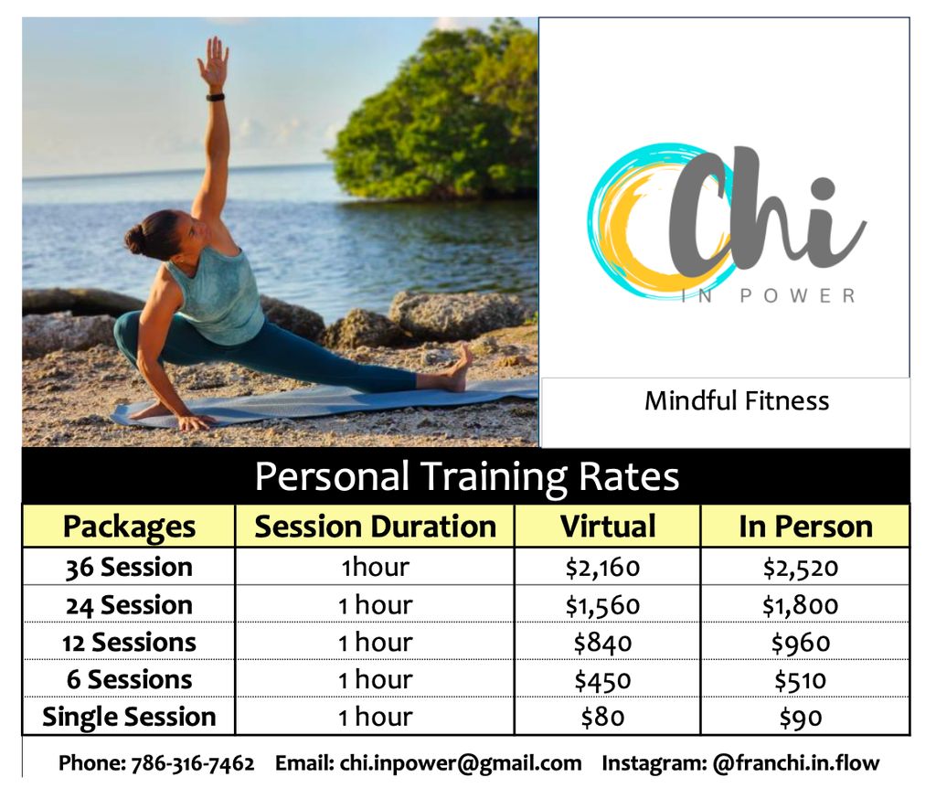 First session is at the lowest package rate $70 in