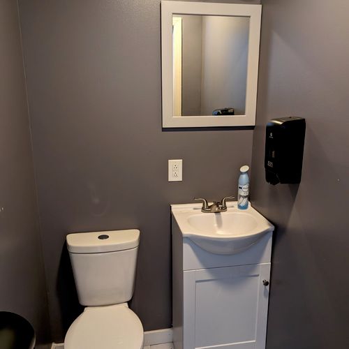 Donny fully remodeled the bathroom at my business 