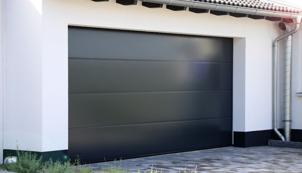modern bold garage door