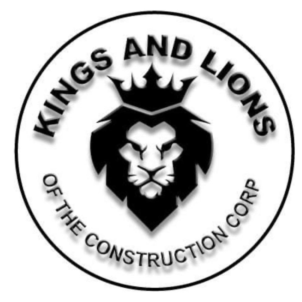 King and lion of the construction
