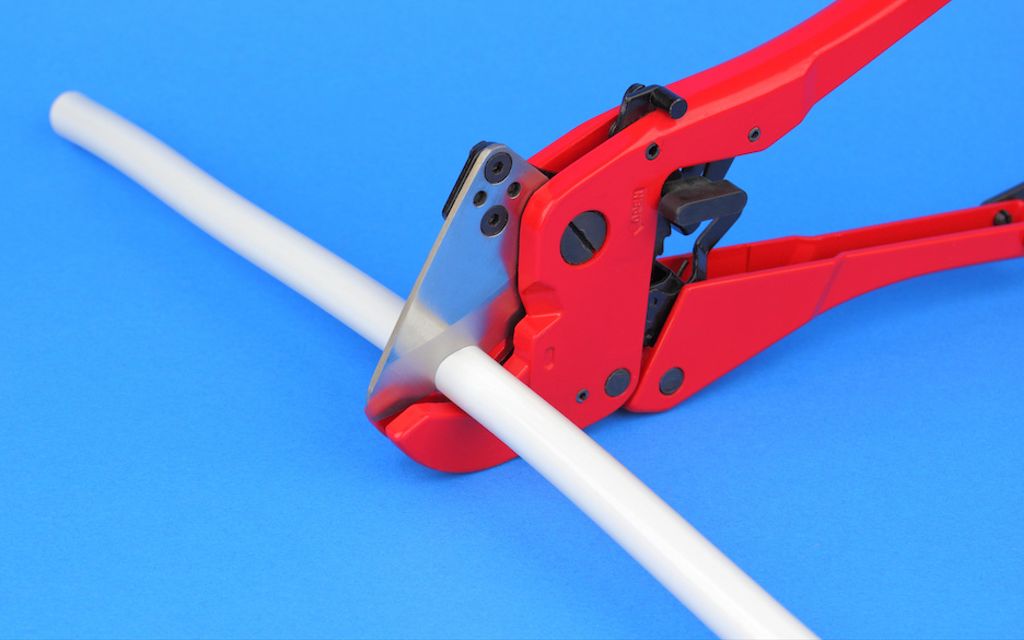 How to cut PEX pipes.