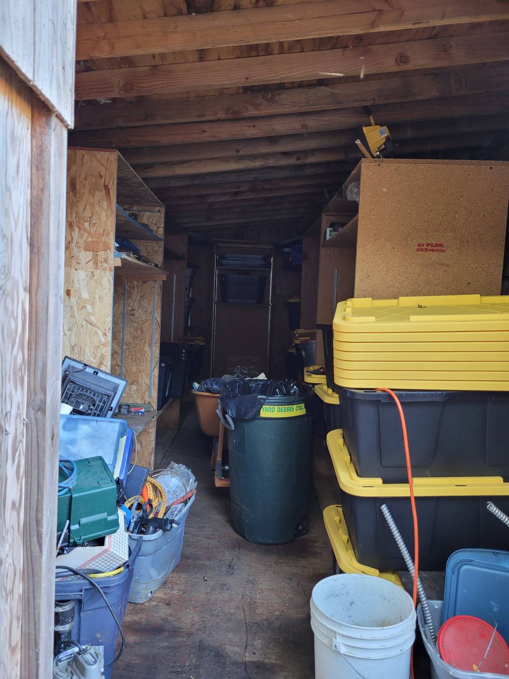 After - Left side of the Shed