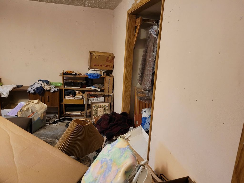 Before - Basement bedroom on right side