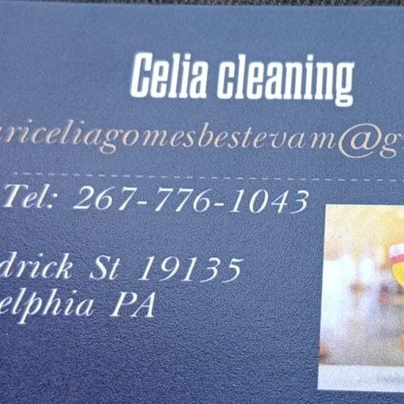 Celia's cleaning