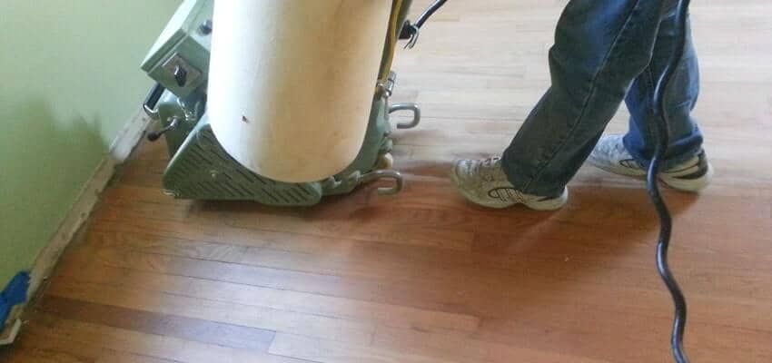 hardwood sanding