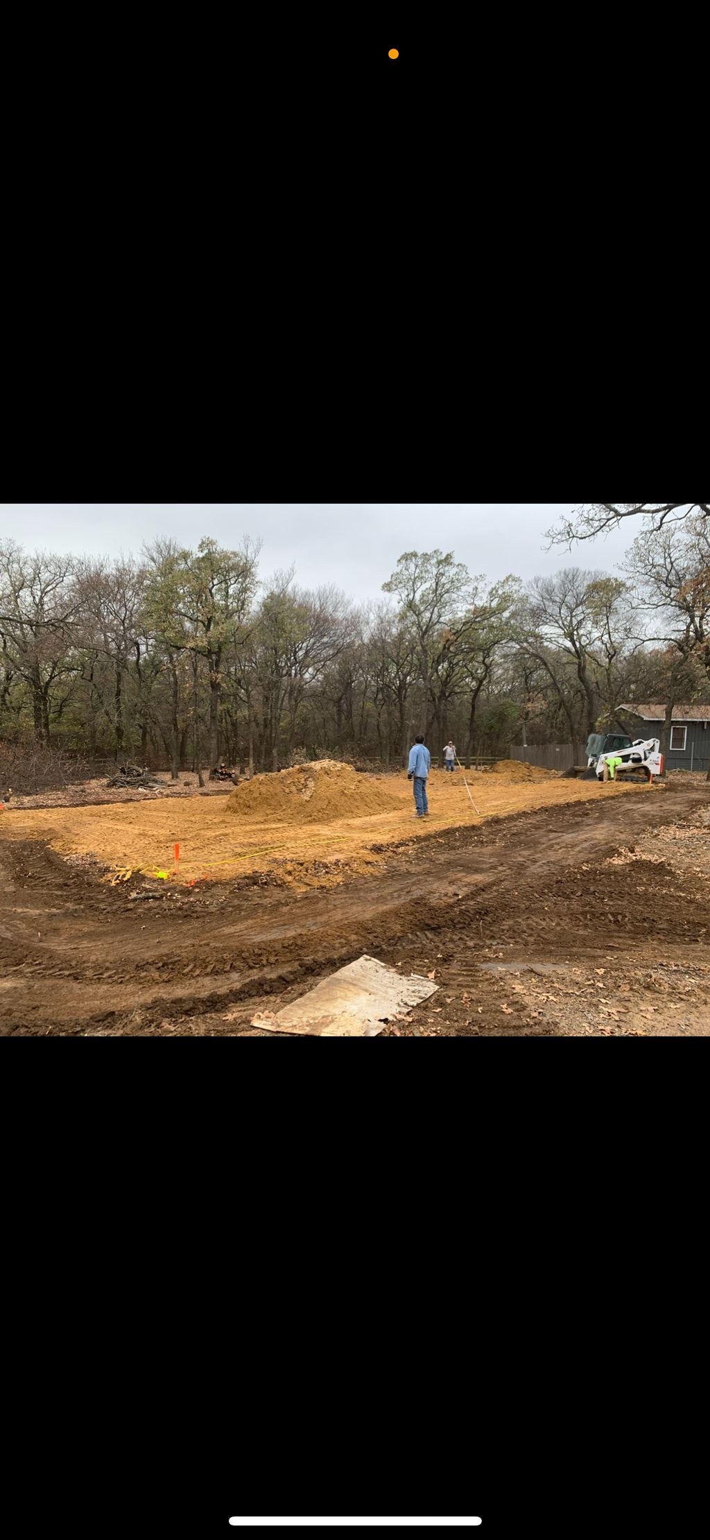 Getting pad work ready for a home on Lake, little 
