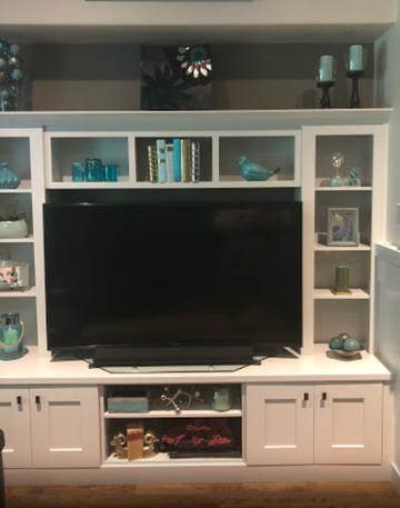 Built In Cabinet Refinishing