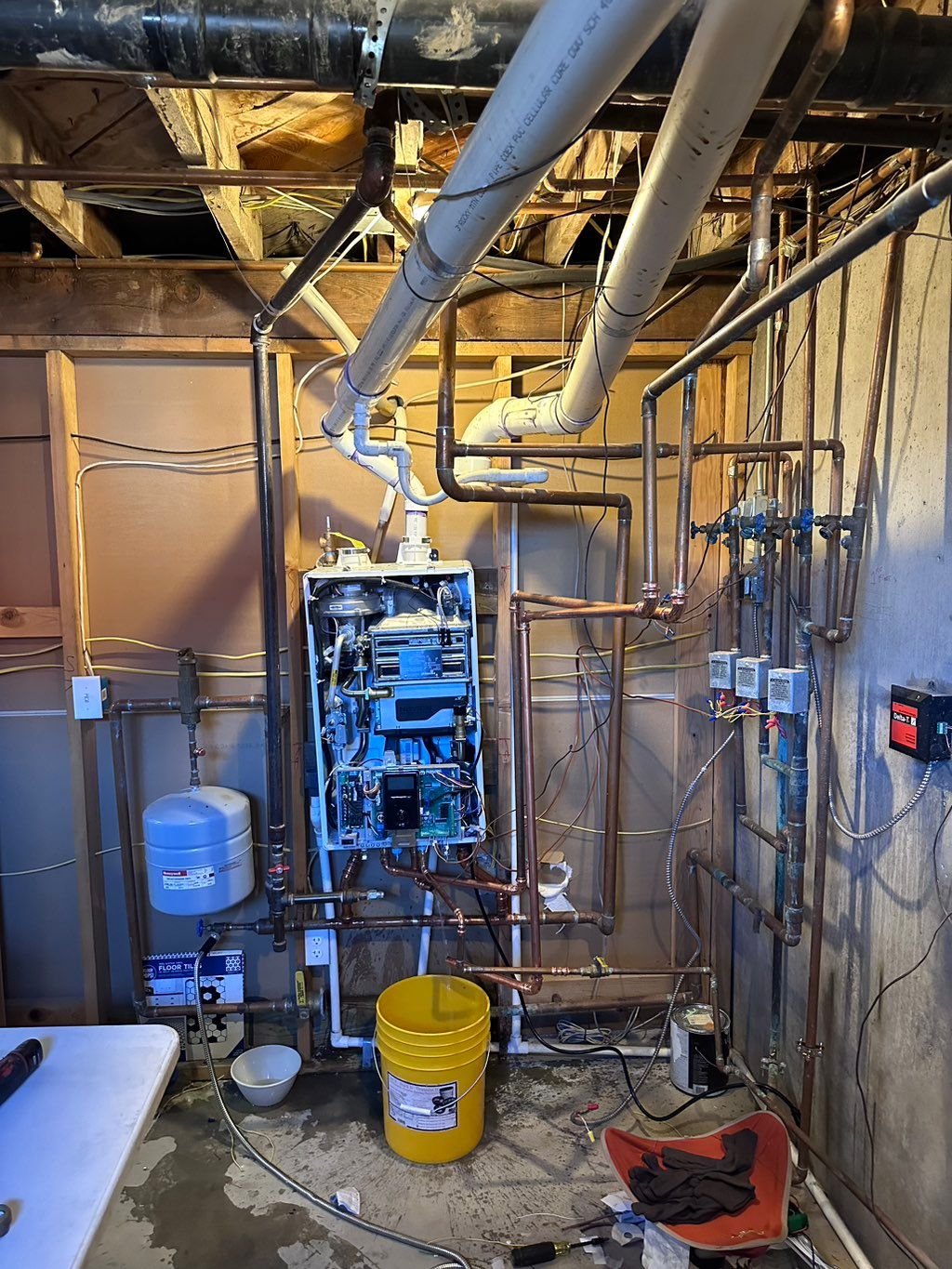Client had a new navien combo boiler installed. Sa