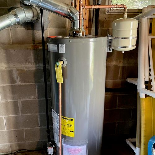 I hired Zone 8 Plumbing for a water heater install