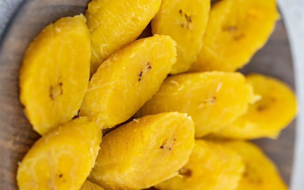 Sweet, soft-boiled ripe plantains