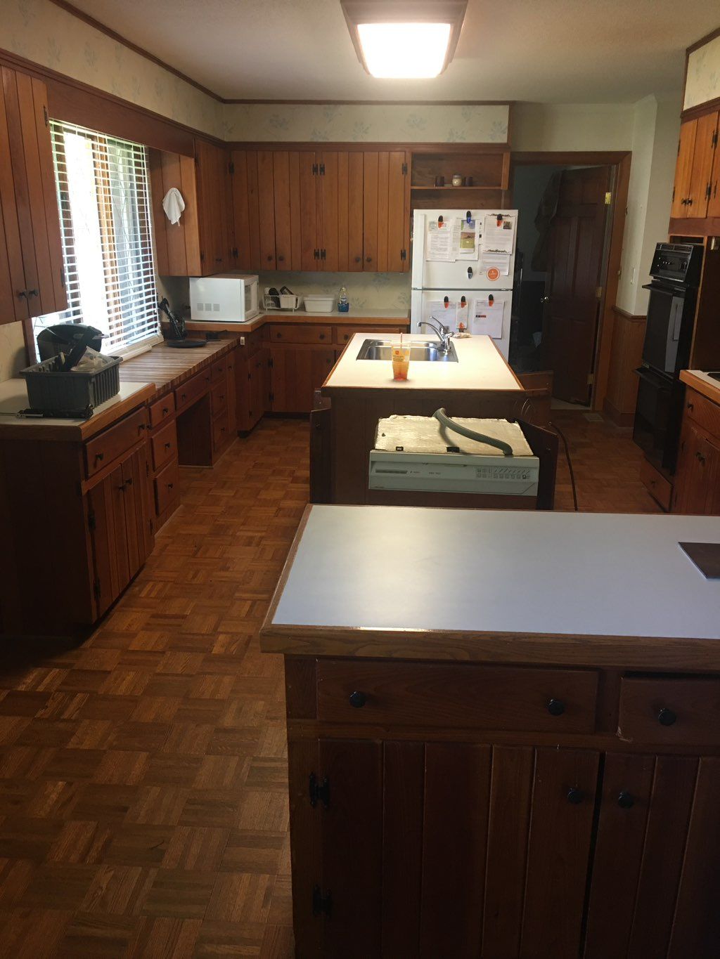 Before tear out kitchen.