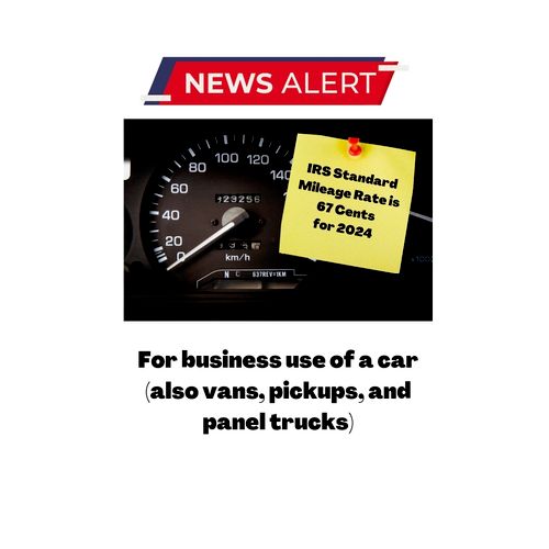 Attention: The new business mileage rate for 2024 