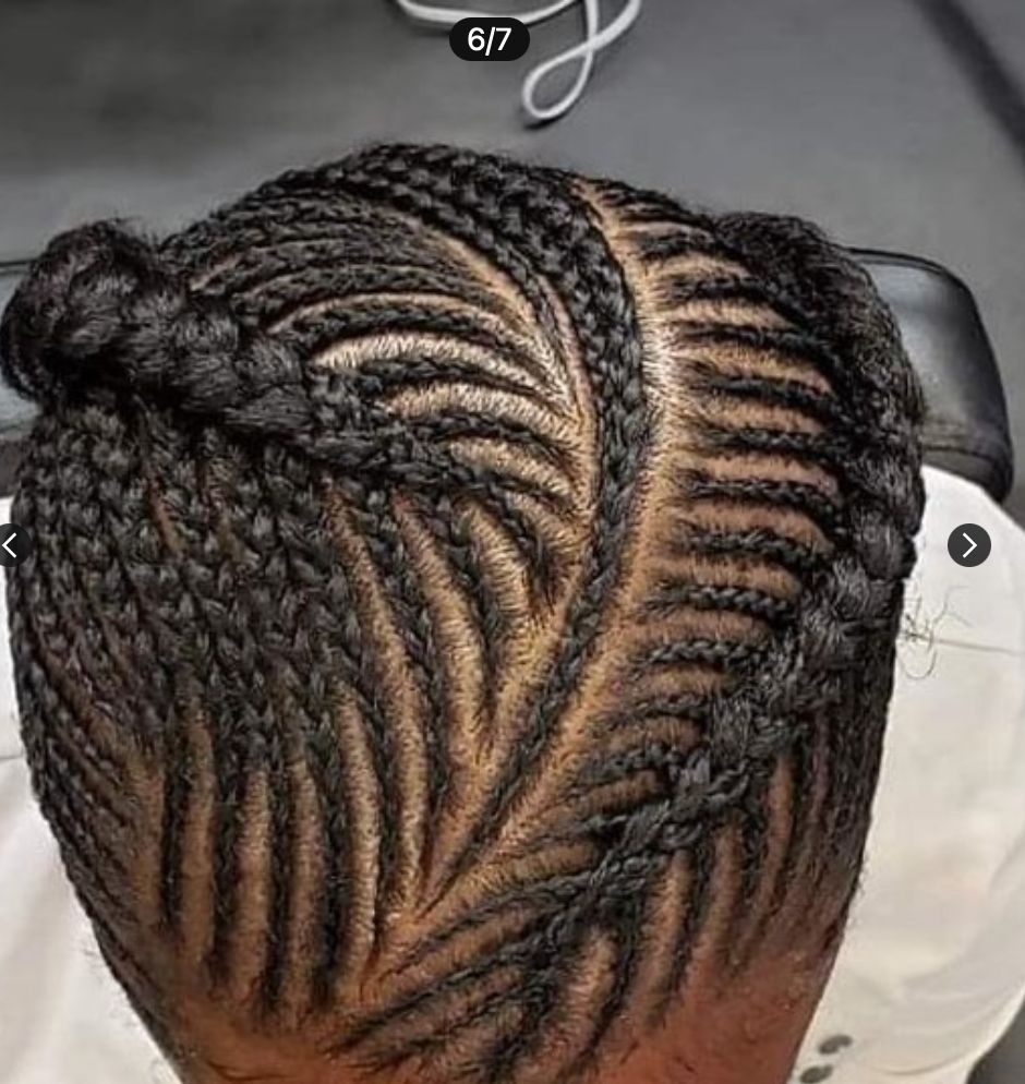 Fishbone Braids (Allen Iversons)