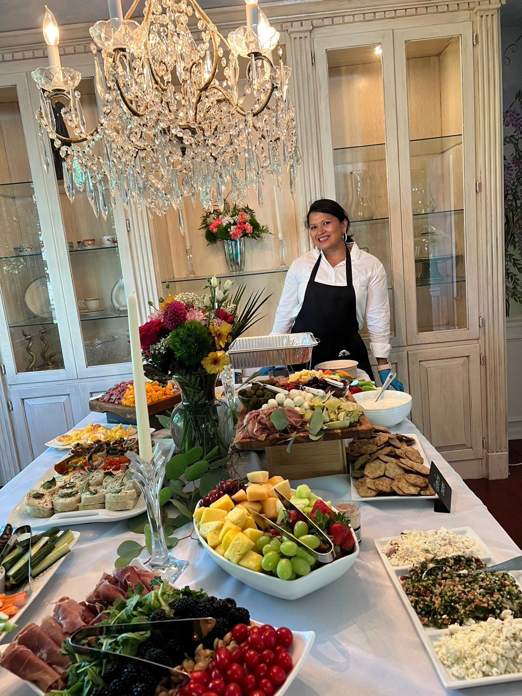 Let us handle the Food display set up 
