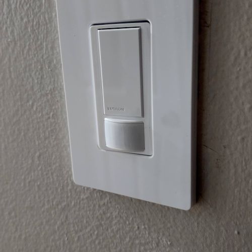 Our family hired this professional electrician to 