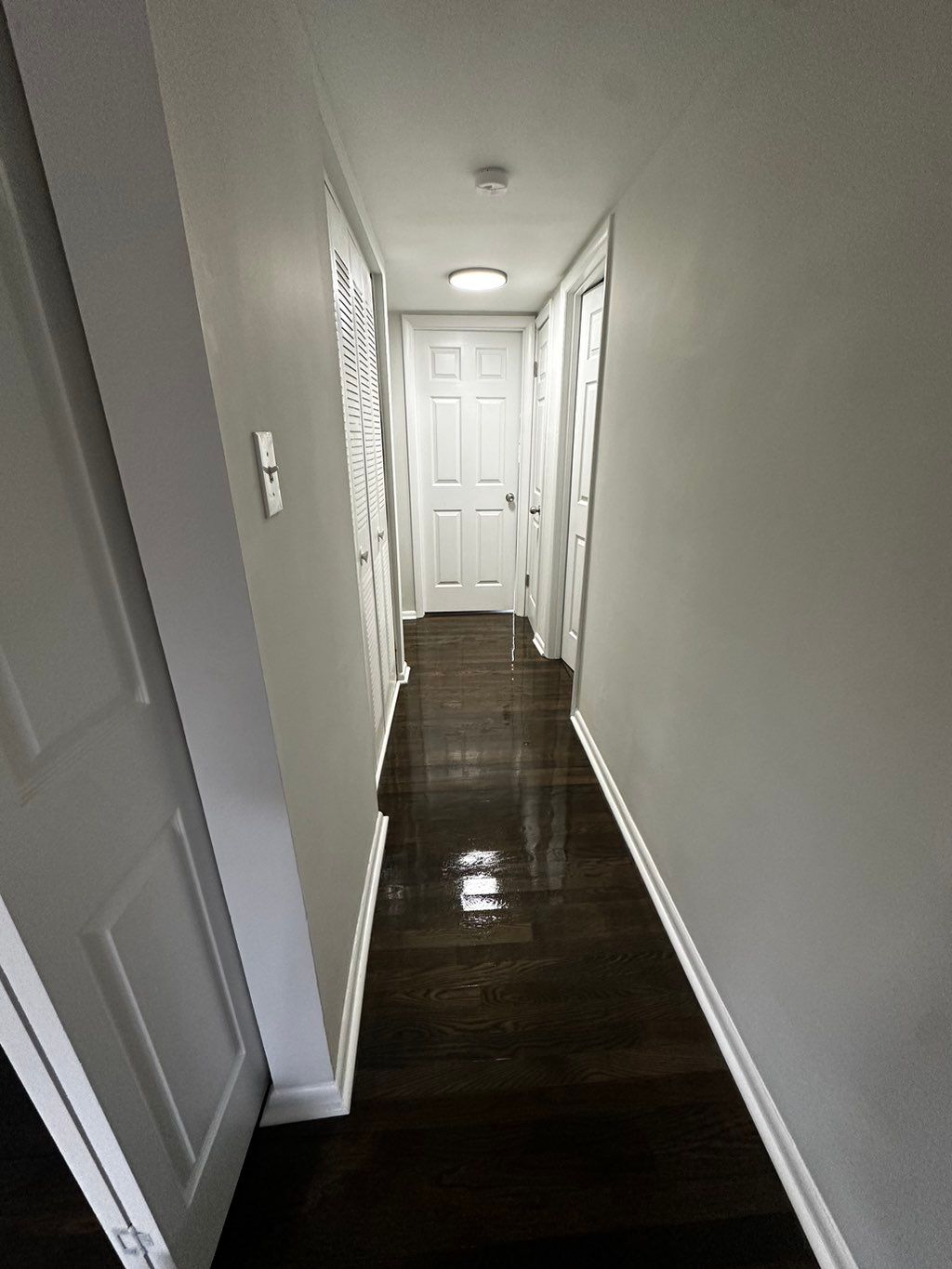 Look at this shiny hallway! 