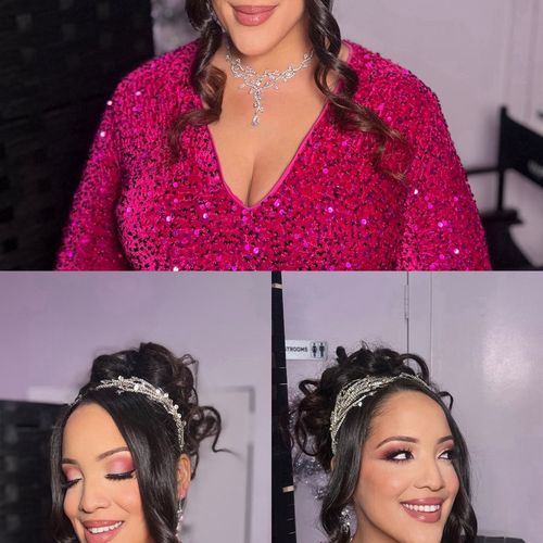 Baby shower glam on this beauty💕 - Hair and makeup
