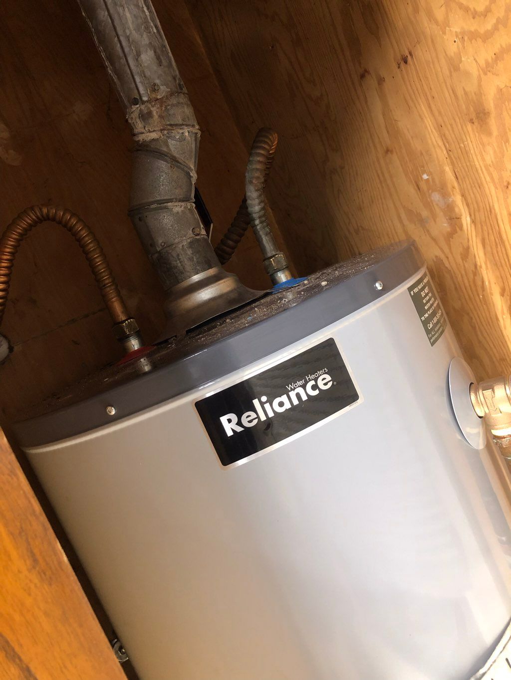 Water heater installation