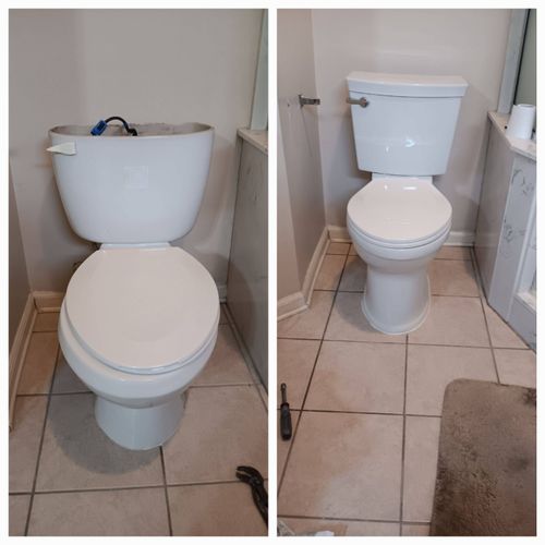 toilet replacement 
