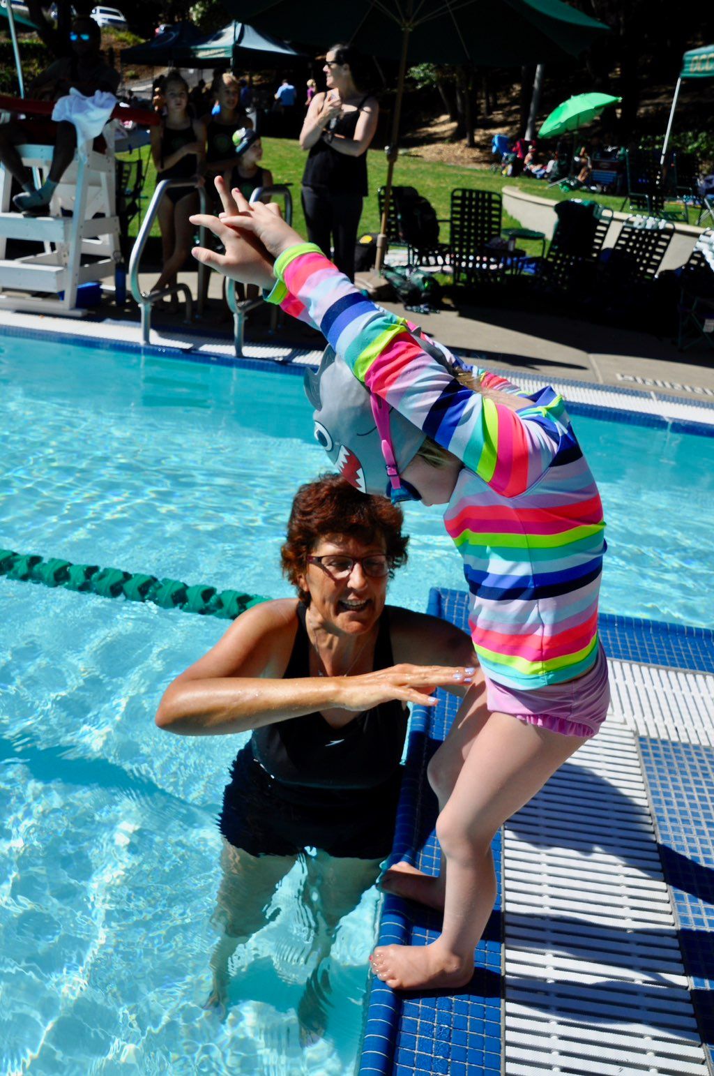 First Dive & Race @ our Tiger Sharks Meet (3-5yrs)
