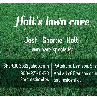 Holt’s Lawn Care