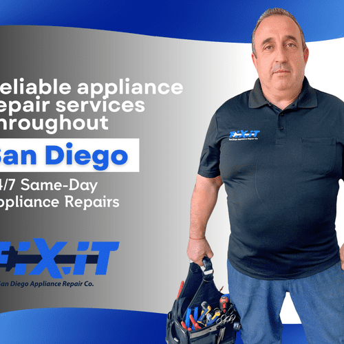 Reliable appliance repair services throughout San 