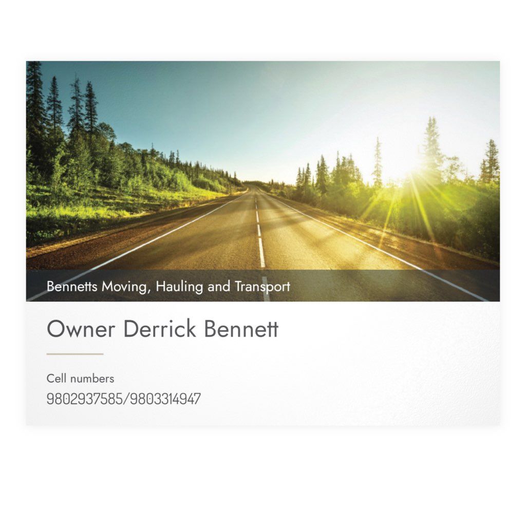 Bennetts moving and hauling