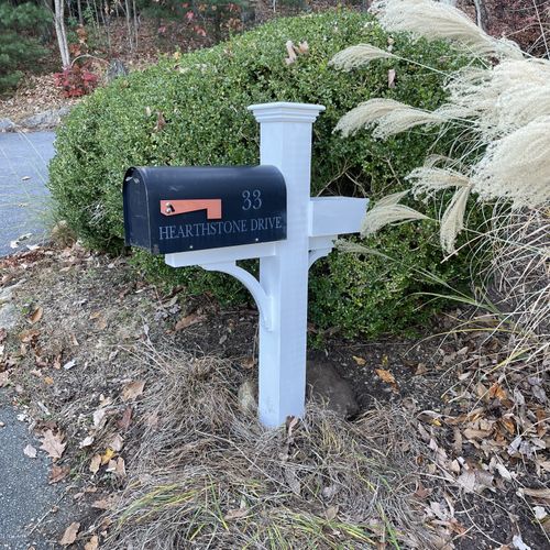 Mailbox posts and installation 