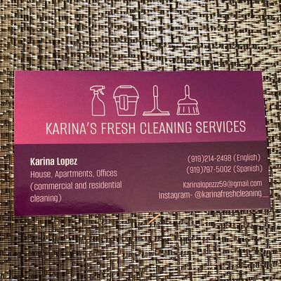 Avatar for Karina’s fresh cleaning services