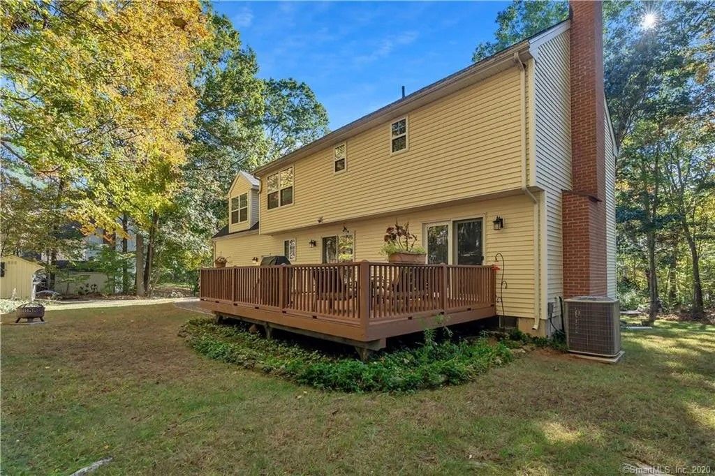 Repaired and refinished back porch