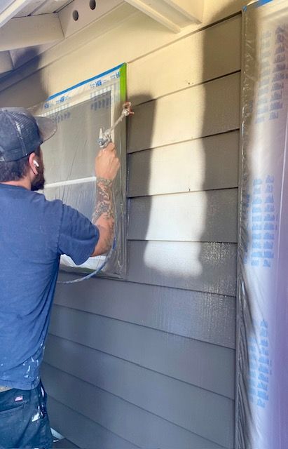 Sungl Story Exterior Paint In Process