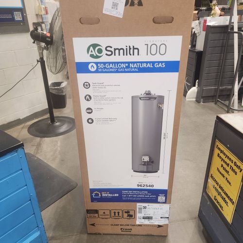 Hot Water tank pick up from lowe's