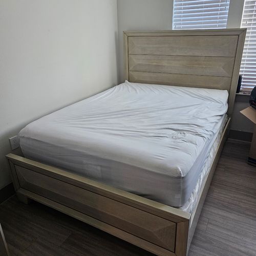 I was out of town and needed a bed frame put toget