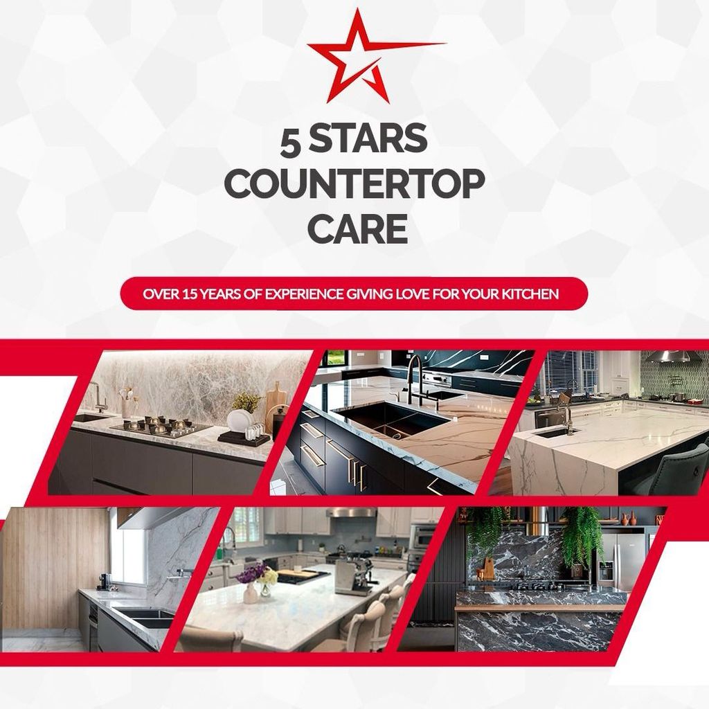 5 Stars countertop care
