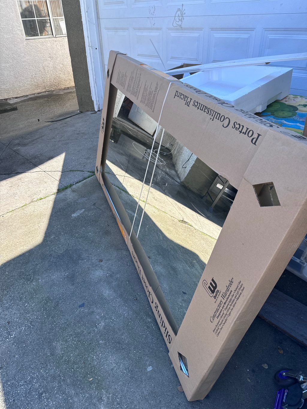 Closet sliding door installed 180$