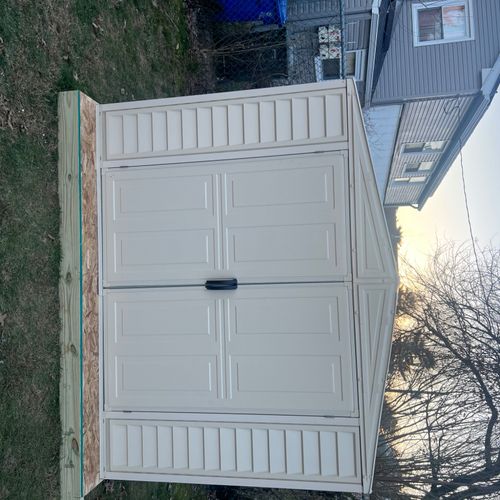 Did a great job assembling my shed. Will hire agai