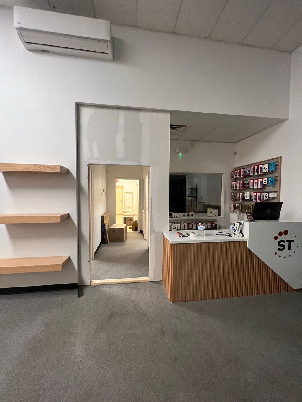 Wall with door addition 