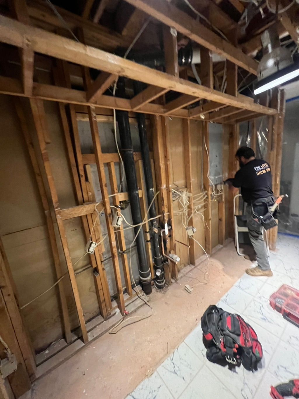 Wiring demo before rewire the entire kitchen