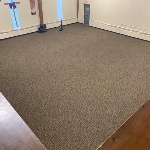 CJ Flooring completed a remarkable job for a churc