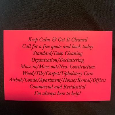 Avatar for Keep Calm and Get It Cleaned LLC