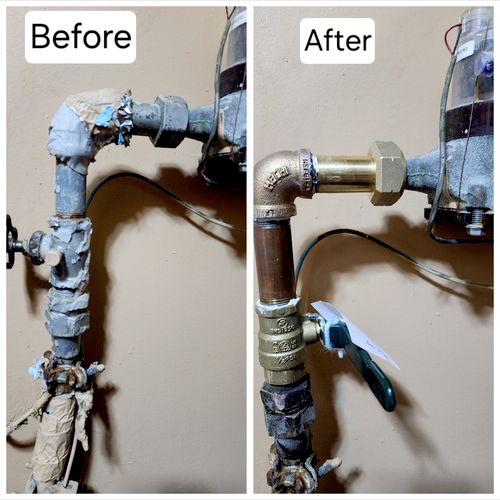 water main stop replacement 