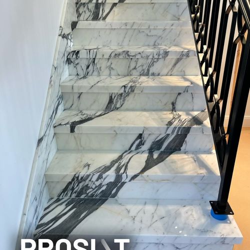 Custom Vein Matching Staircase