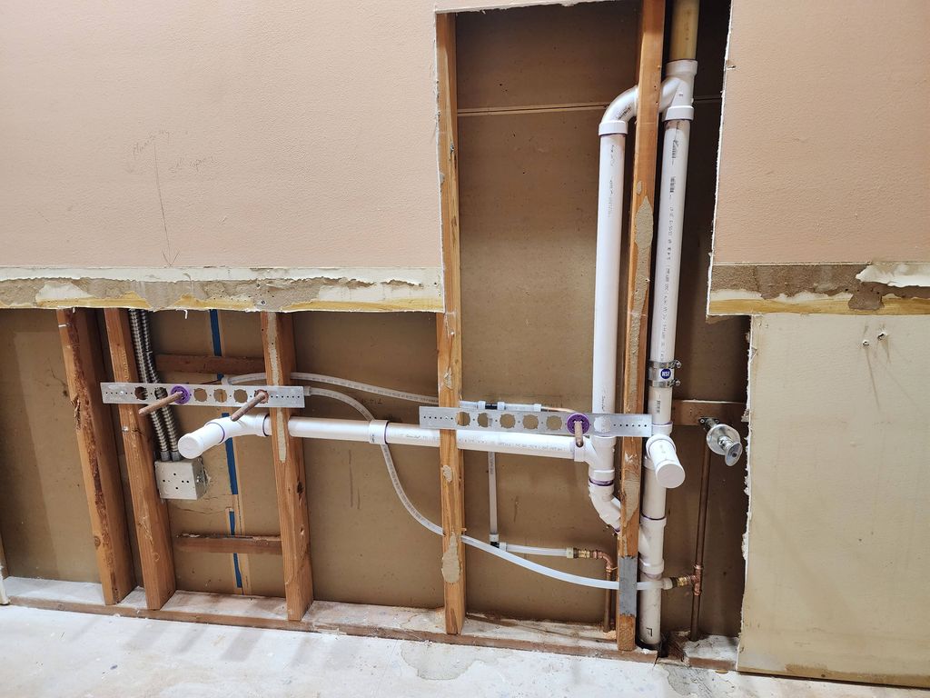 single lavatory switched to double lavatory 