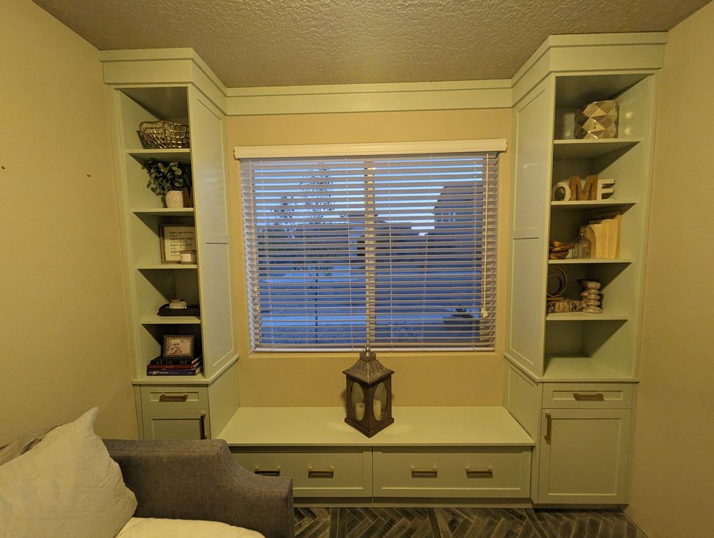 Fully custom built-in office cabinets 