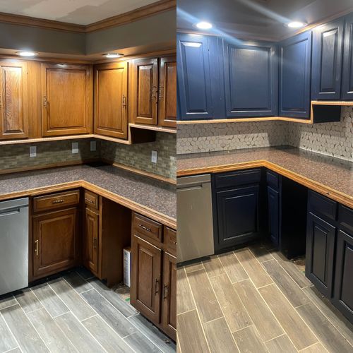 H3 helped me upgrade my kitchen cabinets with fres