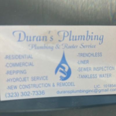 Avatar for Duran's Plumbing