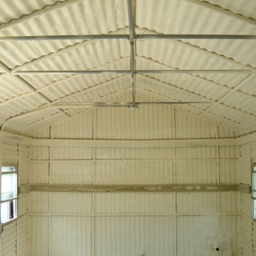Example of metal insulated building